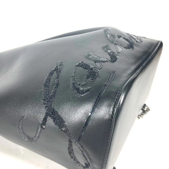 Christian Louboutin Sequin logo MARIE JANE Backpack Bag Chain Backpack main image 5